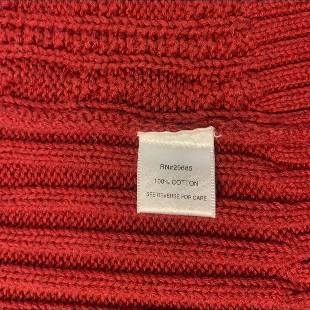 Vintage Pendleton Cable Knit Sweater Vest Zip Up